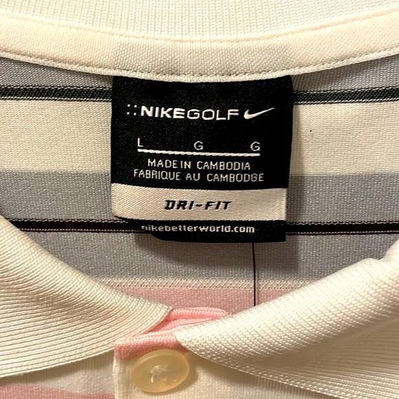 NWT Nike Dri-Fit Golf Shirt - Large - Picture 4 of 7
